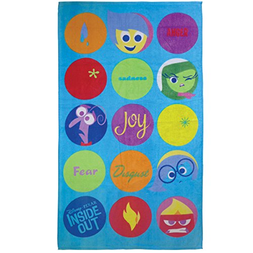 Disney Inside Out Badetuch, Blau, 70 x 120 von Disney Inside Out