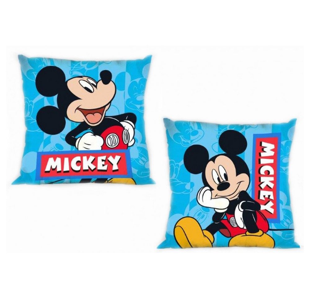 Kissenbezug Disney Mickey Kissenbezug Maße ca. 40 x 40 cm, Disney Mickey Mouse (1, 1, 1, 1 Stück) von Disney Mickey Mouse