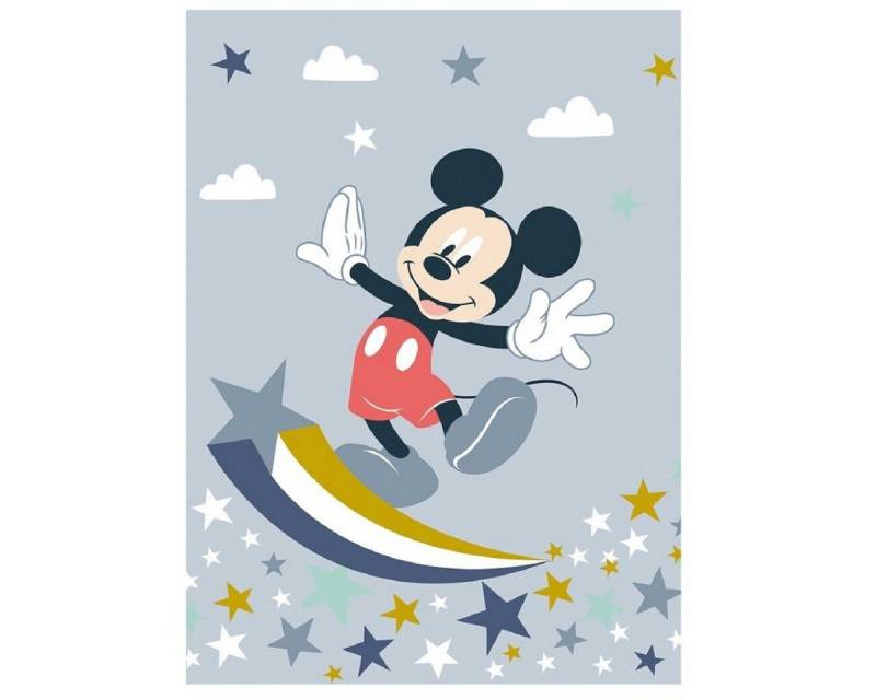 Wohndecke Weiches & leichtes Decke für Bett & Sofa (110x150 cm), Disney Mickey Mouse von Disney Mickey Mouse