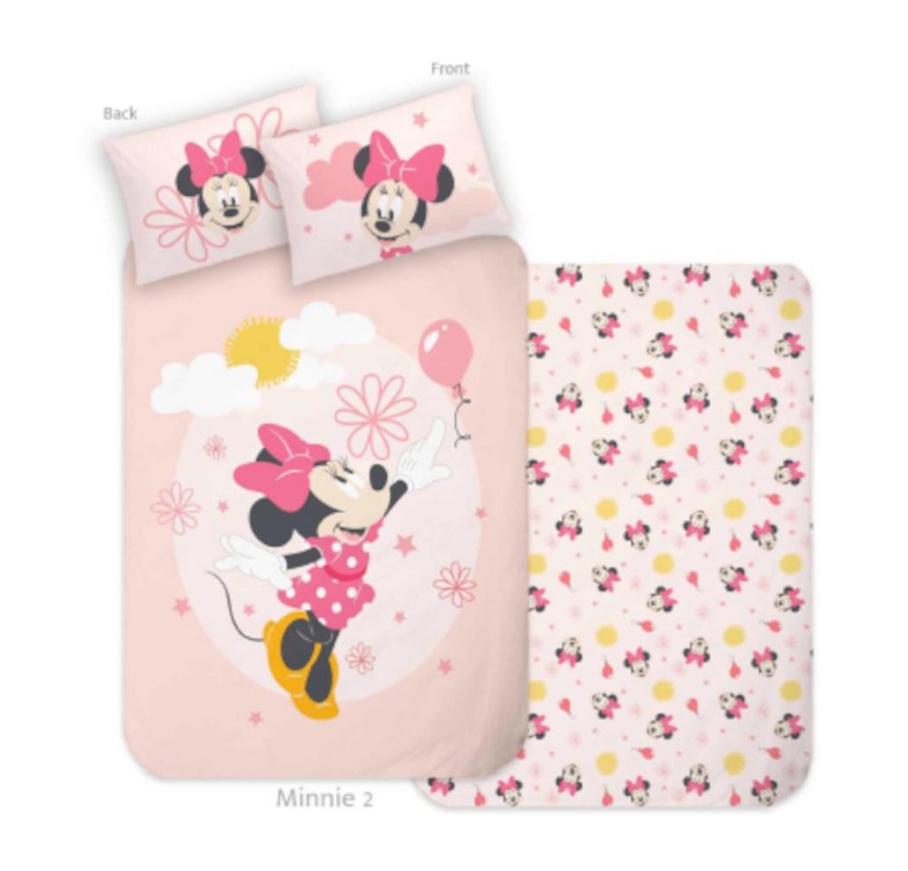 Bettwäsche Minnie Mouse Bettwäsche-Set, Fang den Ballon", 140x200cm, rosa, Disney Minnie Mouse, 2 teilig" von Disney Minnie Mouse