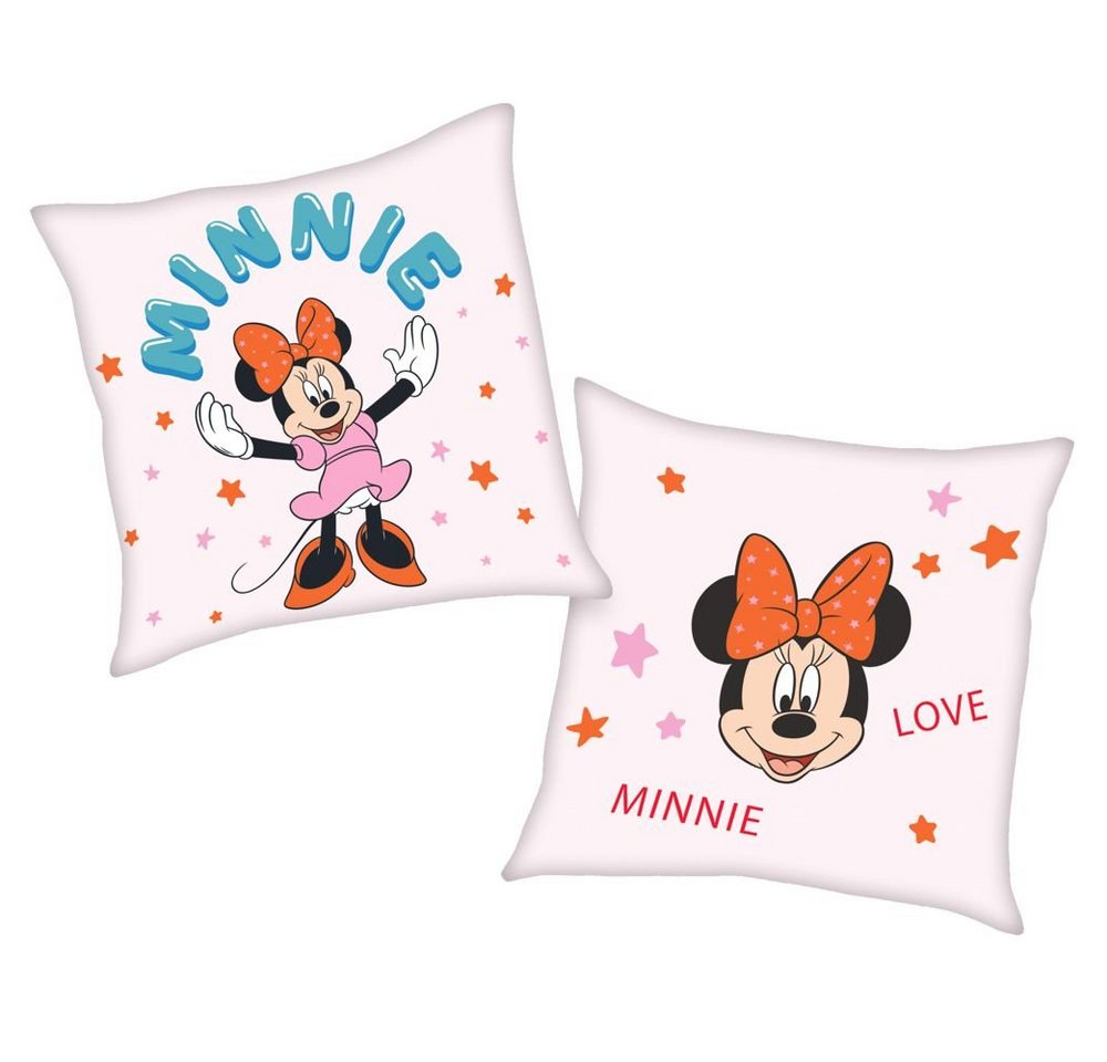 Disney Minnie Mouse Dekokissen Minnie Maus Love Kinder Deko-Kissen 40 x 40 cm Disney Minnie Mouse von Disney Minnie Mouse