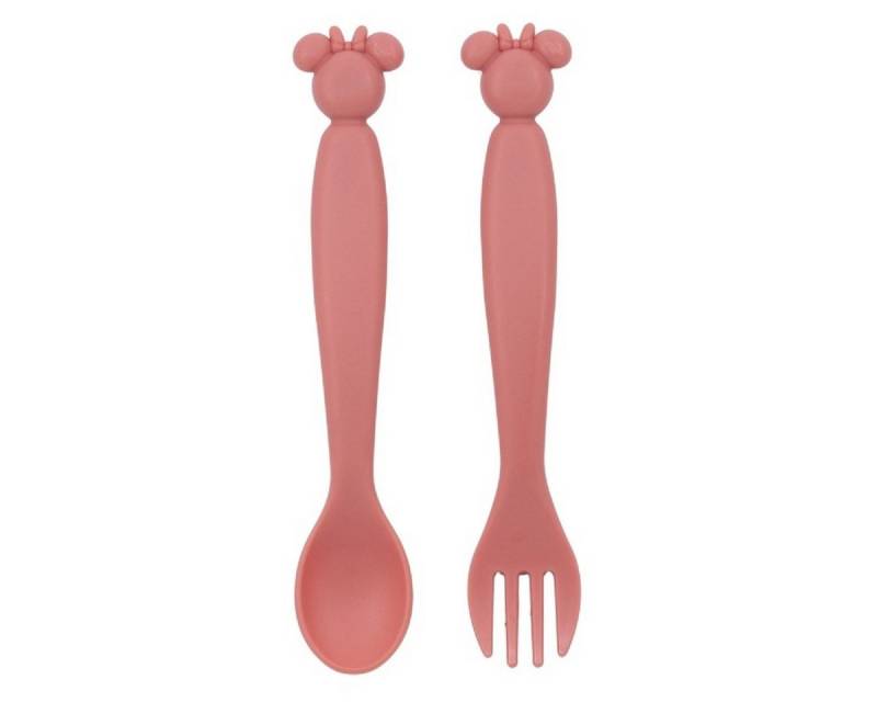 Disney Minnie Mouse Kinderbesteck Set 2-teilig – Löffel & Gabel mit Motivgriffen (2-tlg) von Disney Minnie Mouse