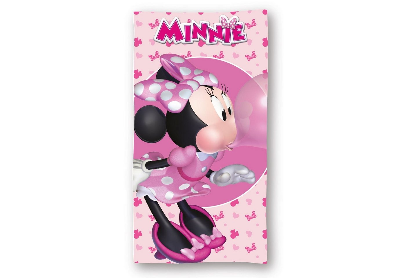 Disney Minnie Mouse Strandtuch Mikrofaser – Leichtes & schnelltrocknendes Badetuch 140x70 cm von Disney Minnie Mouse