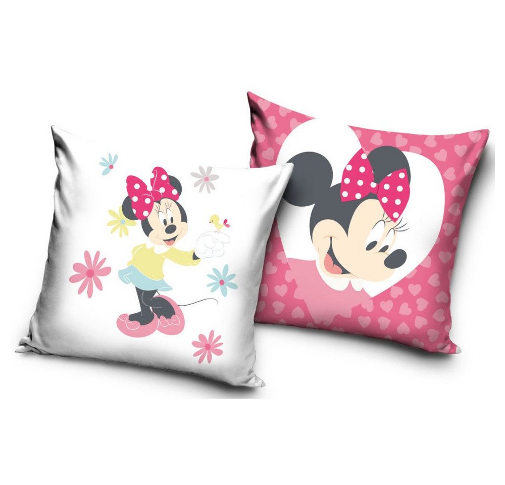 Kissenbezug Disney Minnie Kissenbezug Maße ca. 40 x 40 cm, Disney Minnie Mouse (1, 1, 1, 1 Stück) von Disney Minnie Mouse