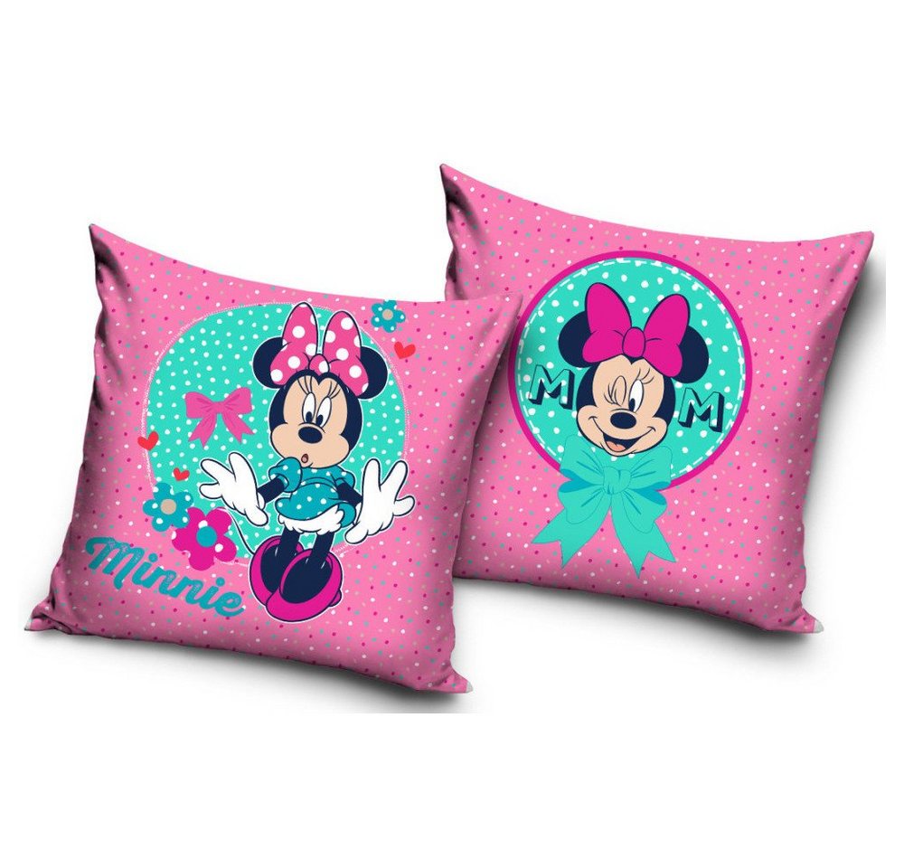 Kissenbezug Disney Minnie Kissenbezug Maße ca. 40 x 40 cm, Disney Minnie Mouse (1, 1, 1, 1 Stück) von Disney Minnie Mouse