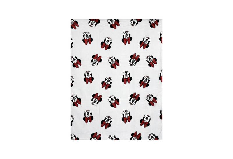 Wolldecke Minnie Mouse Babydecke Kuschelige Korallen-Fleecedecke, 100cm x 75cm, Disney Minnie Mouse von Disney Minnie Mouse