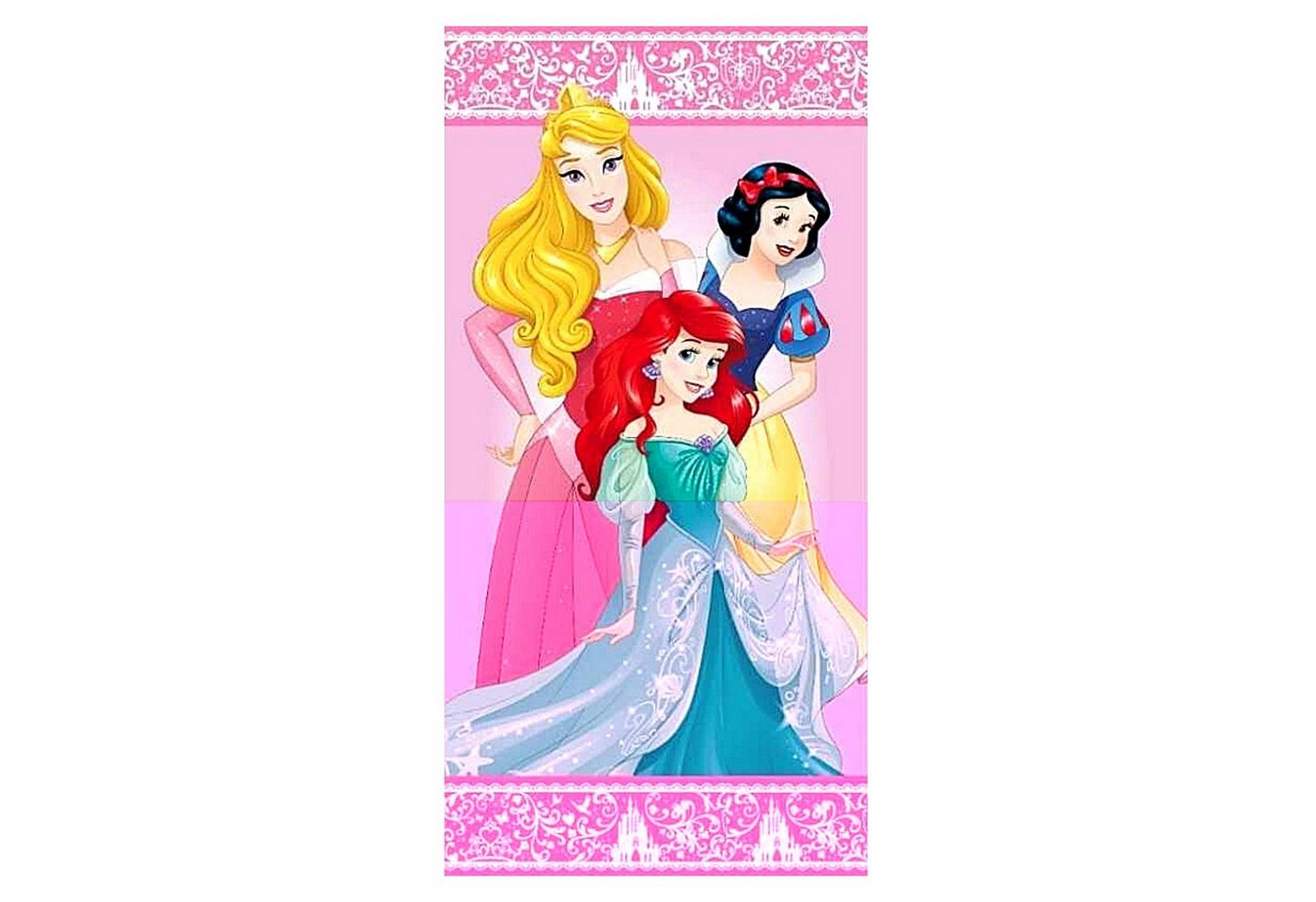 Disney Princess Badetuch, Mikrofaser, Strandtuch 70 x 140 cm schnelltrockend von Disney Princess