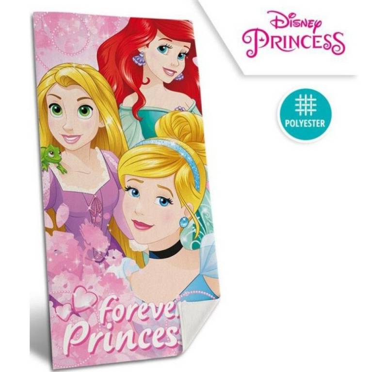 Disney Princess Badetuch Disney Prinzessinnen Badetuch, Strandtuch Größe ca. 70x140cm, Polyester (1-St) von Disney Princess