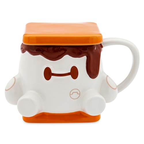 Disney Store Offizieller Baymax S'more Disney Munchlings Gebackenes Leckerli-Becher, Baymax - Riesiges Robowabohu, 455 ml, Skulptierter Steingut-Trinkbecher mit Deckel, Morgenkaffee-Getränkehalter Disney Store Offizieller Baymax S'more Disney Munchlings Gebackenes Leckerli-Becher, Baymax - Riesiges Robowabohu, 455 ml, Skulptierter Steingut-Trinkbecher mit Deckel, Morgenkaffee-Getränkehalter von Disney Store