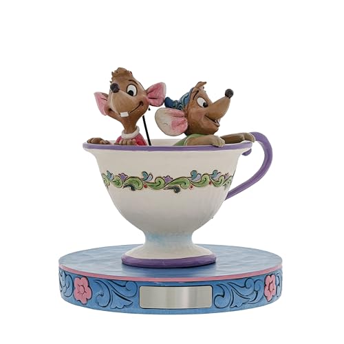 Disney Traditions Tea For Two - Jaq & Gus Figurine von Enesco