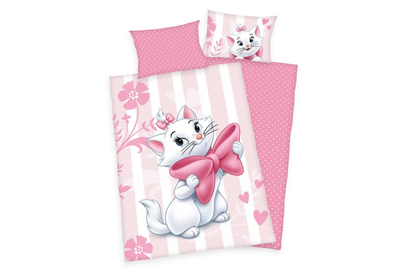 Babybettwäsche Disney Cat Marie Aristocats Baby Bettwäsche 40 x 60 cm + 100 x 135 cm, Disney von Disney