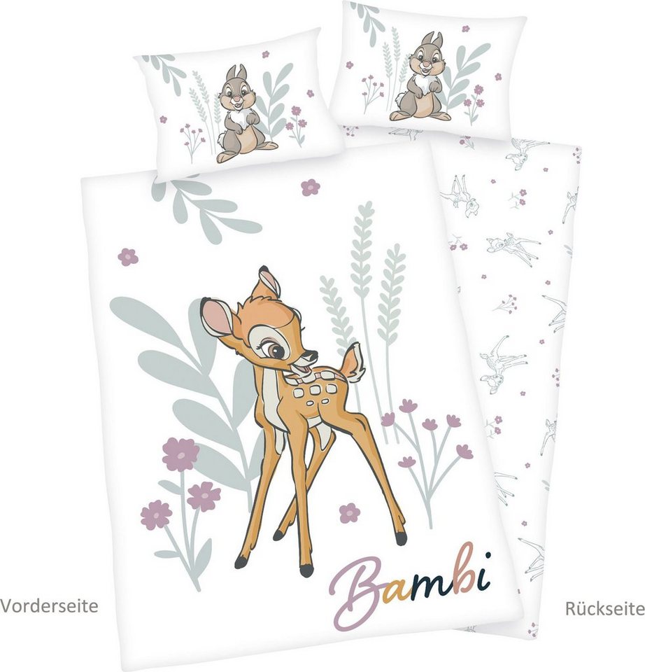 Babybettwäsche Disney´s Bambi, Disney, Flanell, mit liebevollem Motiv von Disney