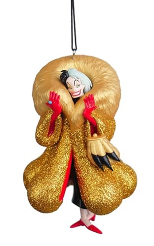 Baumschmuck Cruella aus 101 Dalmatiner - Weihnachtskugel für Disney Fans, Baumkugel Disney Film, Weihnachtsdeko von Disney