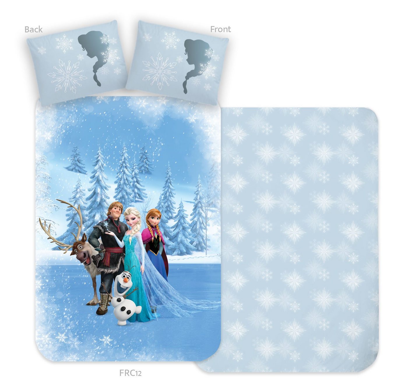 Disney Bettwäsche Frozen Eiskönigin Kinderbettwäsche 135 x 200 cm Disney Bettwäsche Frozen Eiskönigin Kinderbettwäsche 135 x 200 cm von Disney