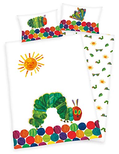 Die kleine Raupe Nimmersatt Baby BIO Bettwäsche, 40x60 100x135cm, 100% kbA Bio Baumwolle Die kleine Raupe Nimmersatt Baby BIO Bettwäsche, 40x60 100x135cm, 100% kbA Bio Baumwolle von Disney
