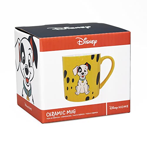 Disney HALF MOON BAY 101 Dalmatiner-Becher – Patch-Box-Tasse – 325 ml – spülmaschinen- und mikrowellengeeignet – Bürobecher von Disney