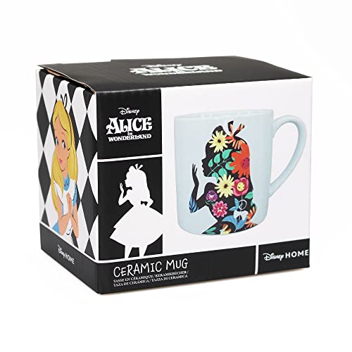 Disney Alice im Wunderland World Tasse – Box – 325 ml – spülmaschinenfest und mikrowellengeeignet – Bürobecher von Disney