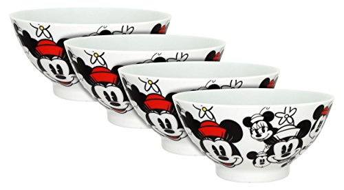 Disney All Over Minnie Suppen-/Müslischale, 4 Stück von Disney