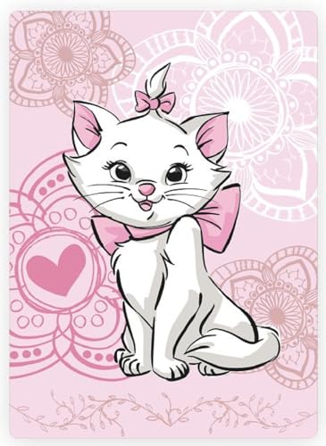 Disney Aristocats Cat Marie Schmusedecke Kuscheldecke 100 x 140 cm von Disney