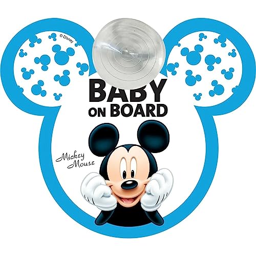 Disney Autosignal Baby an Bord Mickey Mouse Saugnapfbefestigung von Disney
