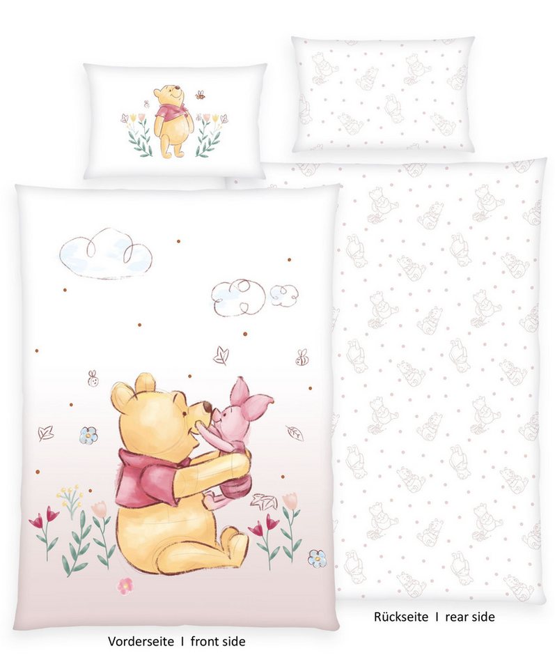 Disney Babybettwäsche Winnie Pooh, Renforcé, 2 teilig, Wendebettwäsche Disney Babybettwäsche Winnie Pooh, Renforcé, 2 teilig, Wendebettwäsche von Disney