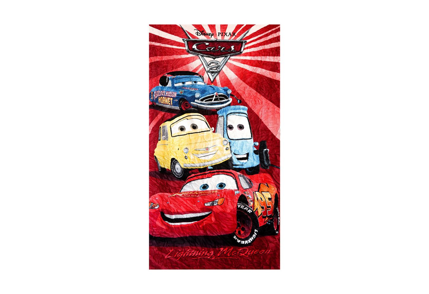 Disney Badetuch Disney Cars Baumwoll-Handtuch, Badetuch 75 x 150 cm für Kinder von Disney