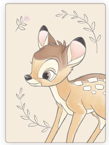 Disney Bambi Fleecedecke Schmusedecke Kuscheldecke 100 x 140 cm von Disney