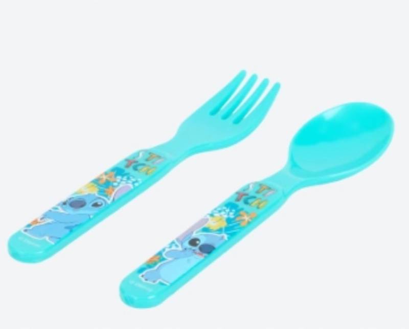 Disney Besteck-Set STITCH Kinderbesteck 2-teilig Disney, Spülmaschinenfest, BPA-frei von Disney