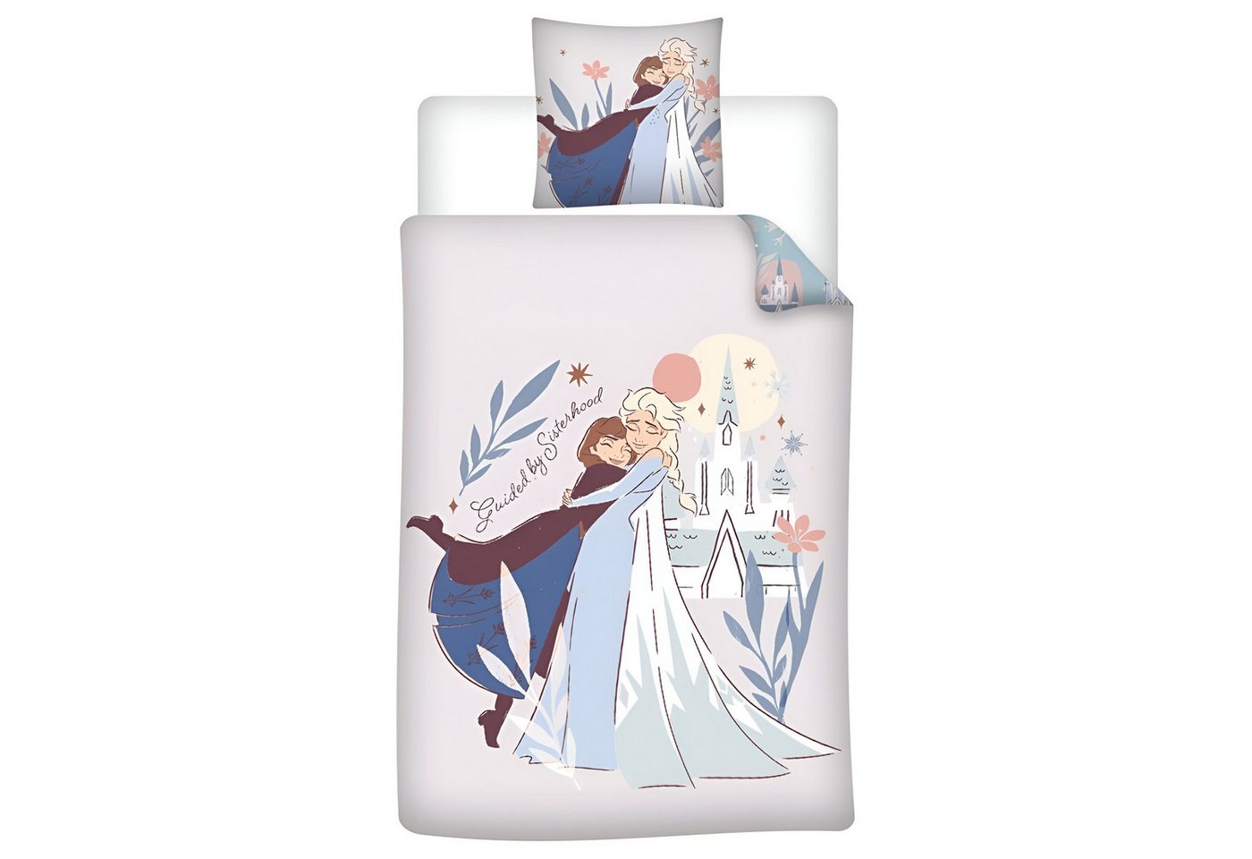 Disney Bettwäsche Disney Die Eiskönigin Bettwäsche Kinderbettwäsche 135/140x200 65x65, Baumwolle, 2 teilig, 100% Baumwolle von Disney