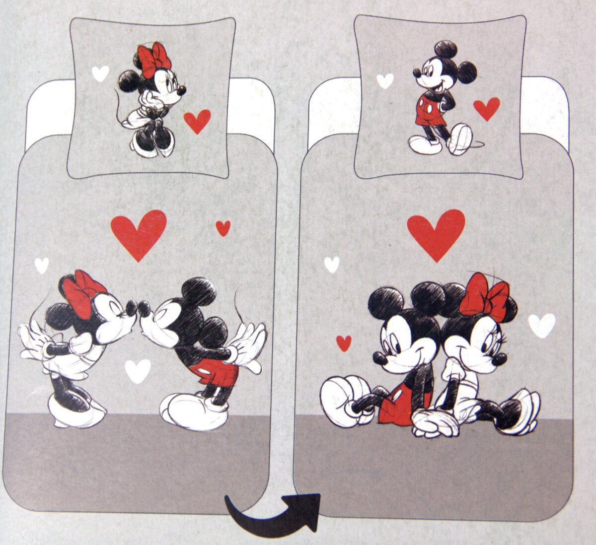 Disney Bettwäsche Mickey and Friends 135 x 200 cm von Disney