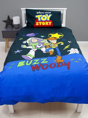 Disney Bettwäsche Set | Toy Story Bettwäsche |Woody Und Buzz Lightyear bettwäsche von Disney