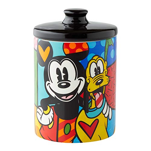 Disney Britto Collection Mickey & Pluto Cookie Jar Small von Enesco