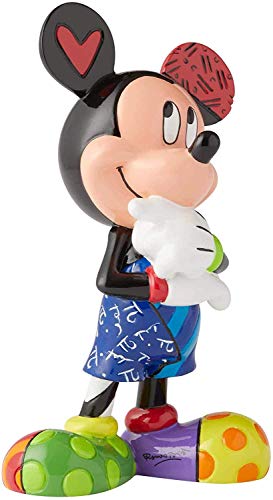 Disney Britto Collection Mickey Mouse Thinking Figurine von Enesco