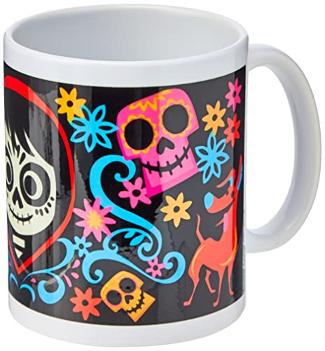 Disney Coco Miguel and Dante Coffee Mug Kaffeetassen, Keramik, Mehrfarbig, 7.9 x 11 x 9.3 cm von Disney