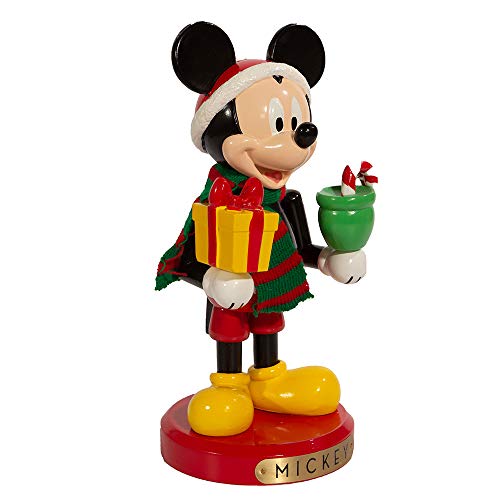 Disney DN6211L Mickey Mouse Nussknacker, Holz,Harz, Mehrfarbig, 10 Inch von Disney