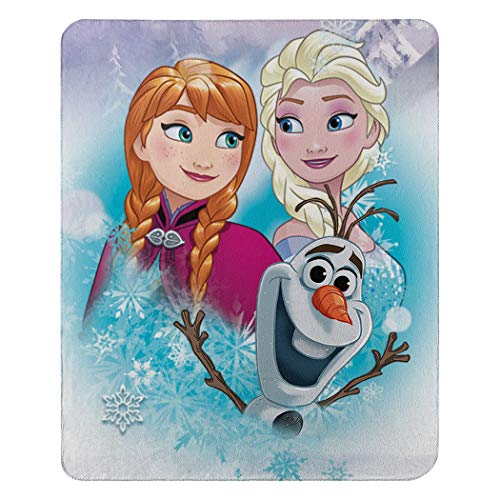 Northwest Disney's Frozen Fleece-Überwurf, 114,3 x 152,4 cm, Polyester, 114,3 x 152,4 cm von Northwest