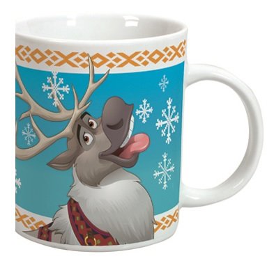 Disney ELSA Frozen Becher Tasse aus Keramik mit Sven Elch Olaf von Disney