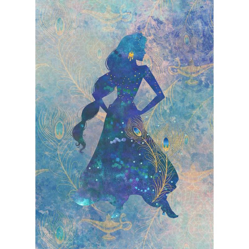 Disney Fototapete Aladdin Jasmine Blau und Lila 200 x 280 cm 610061 Disney Fototapete Aladdin Jasmine Blau und Lila 200 x 280 cm 610061 von Disney
