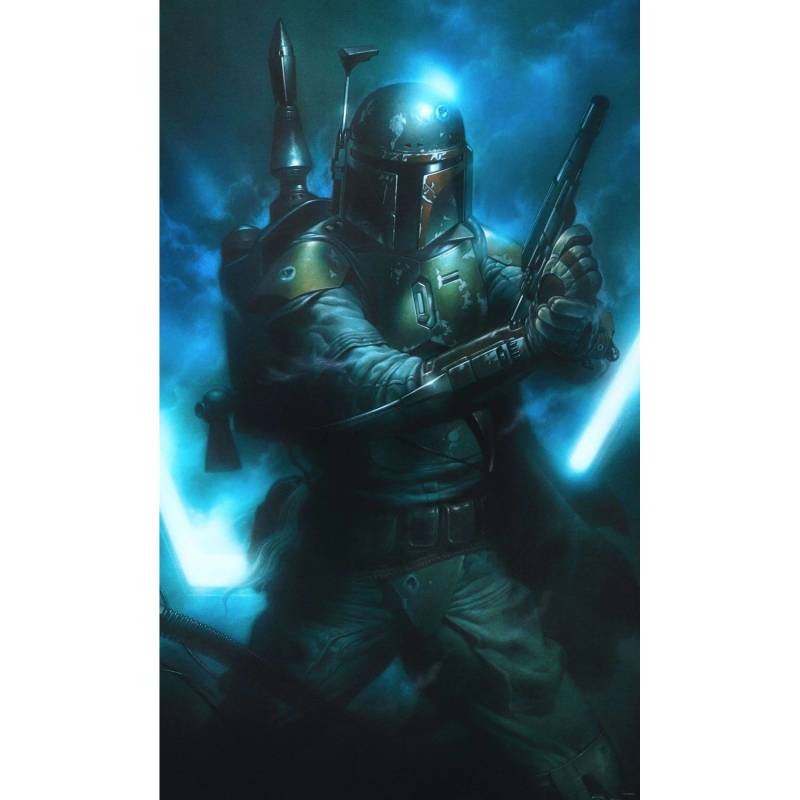 Disney Fototapete Star Wars Bounty Hunter Blau 150 x 280 cm 610038 Disney Fototapete Star Wars Bounty Hunter Blau 150 x 280 cm 610038 von Disney