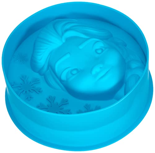 Disney Frozen ELSA Backform, Silikon, blau, 17 X 17 X 5.5 cm von Gedalabels