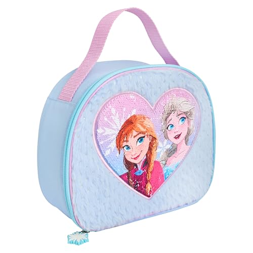 Disney Frozen Lunchtasche, Polyester, Blau und Rosa von Disney