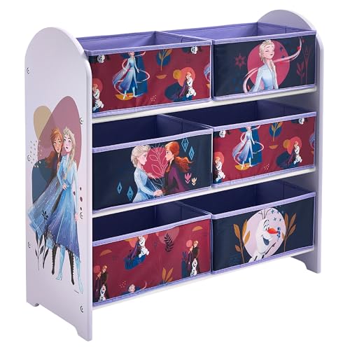 Disney Frozen Purple Storage Unit with 6 Storage Boxes von Disney