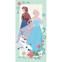 Disney Frozen Strandtuch 140x70 cm Weiches Handtuch mit Elsa & Anna Design von Disney