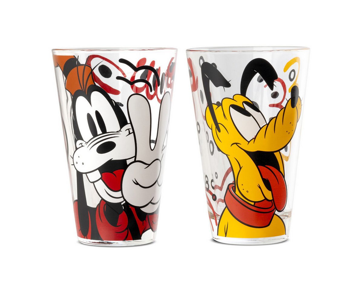 Disney Gläser-Set Disney Designer Gläser Trinkglas Goofy & Pluto 2er Set, 2-tlg. Disney Gläser-Set Disney Designer Gläser Trinkglas Goofy & Pluto 2er Set, 2-tlg. von Disney