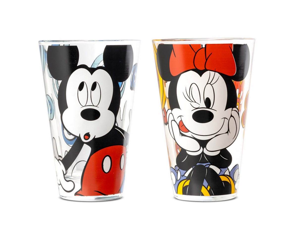 Disney Gläser-Set Disney Designer Gläser Trinkglas Mickey & Minnie Mouse 2er Set, 2-tlg. Disney Gläser-Set Disney Designer Gläser Trinkglas Mickey & Minnie Mouse 2er Set, 2-tlg. von Disney