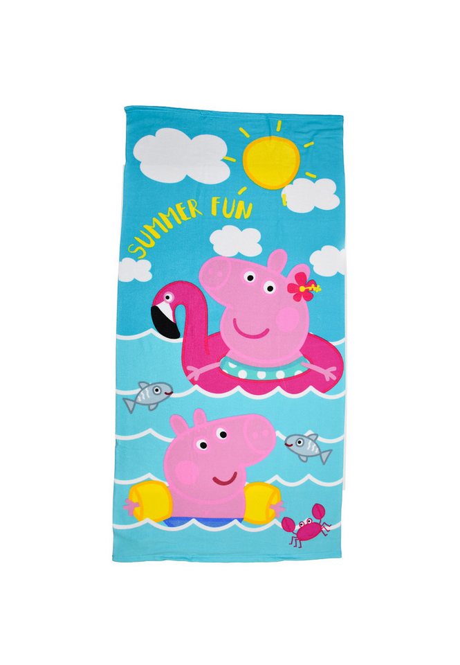 Disney Handtuch Peppa Wutz Mädchenhandtuch, (Set) von Disney