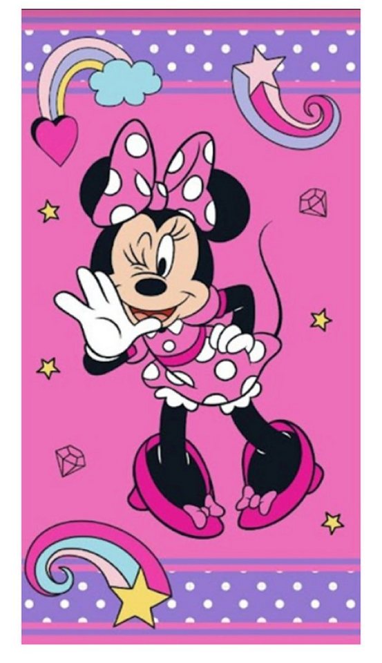Disney Handtücher Disney Minnie Mouse Duschtuch Strandtuch Badetuch 70 x 140 cm von Disney