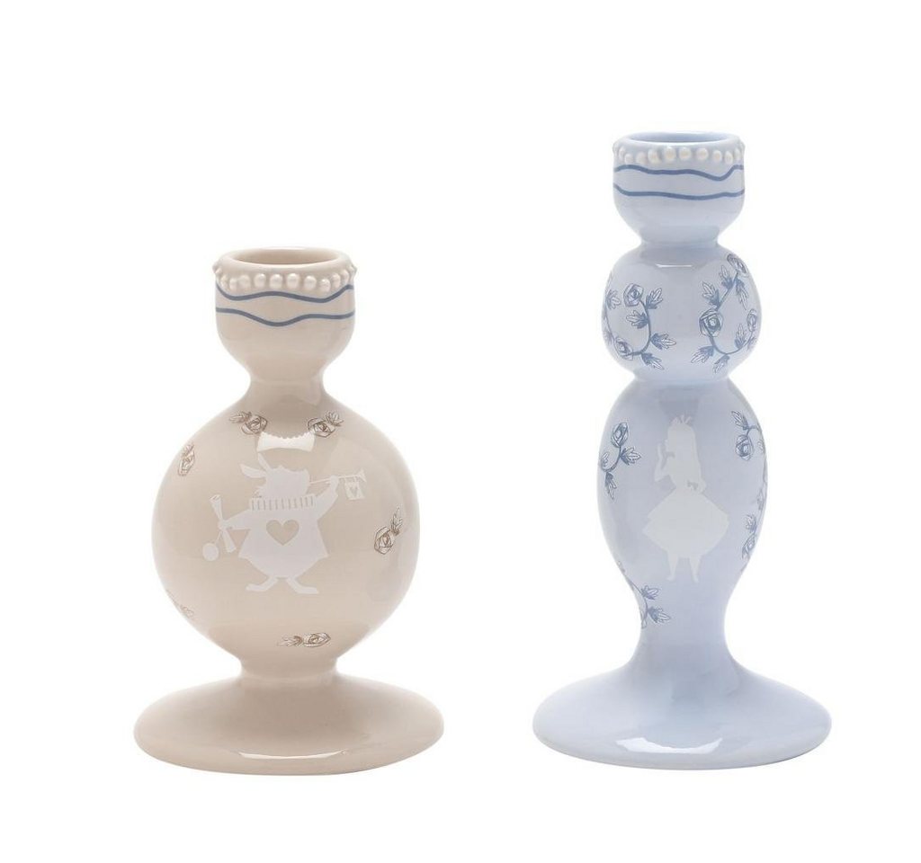 Disney Kerzenhalter Alice in Wunderland Kerzenständer halter 2er Set Disney Store (2 St) von Disney