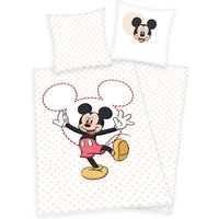 Disney Kinderbettwäsche "Disney Mickey Mouse", mit tollem Mickey Mouse Motiv von Disney