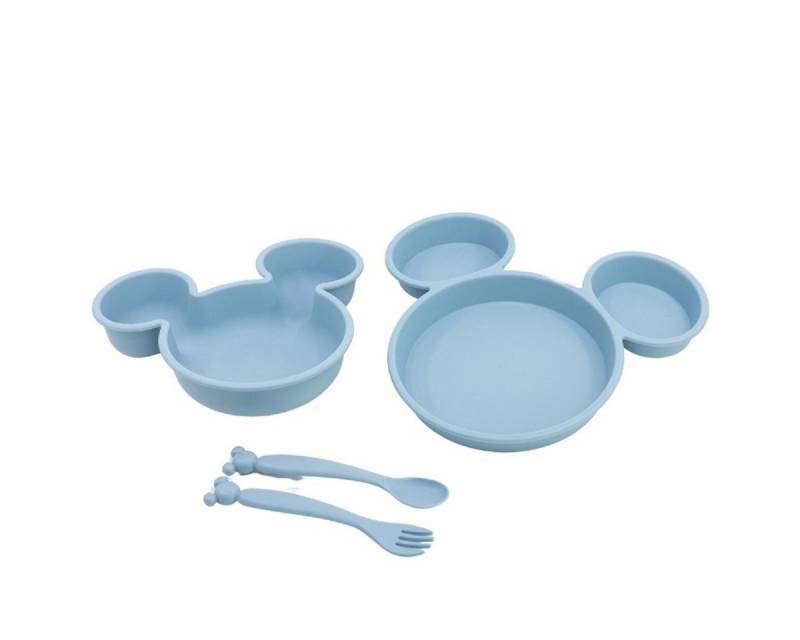 Disney Kindergeschirr-Set Mickey Mouse Kindergeschirr-Set 4-teilig Teller, Schale & Besteck Disney Kindergeschirr-Set Mickey Mouse Kindergeschirr-Set 4-teilig Teller, Schale & Besteck von Disney
